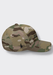 Trippin Pipe Fitted Hat - Camo/Black - Side - Loyalty Vibes