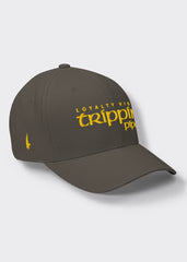 Trippin Pipe Fitted Hat - Charcoal Grey/Gold  - Loyalty Vibes