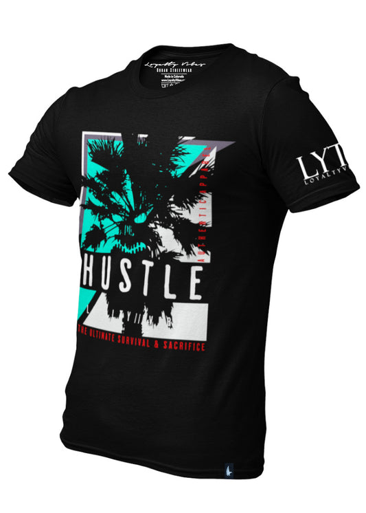 Ultimate Hustle T-Shirt Black - Loyalty Vibes