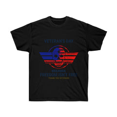 Freedom Skull Veteran's Day T-Shirt - Loyalty Vibes