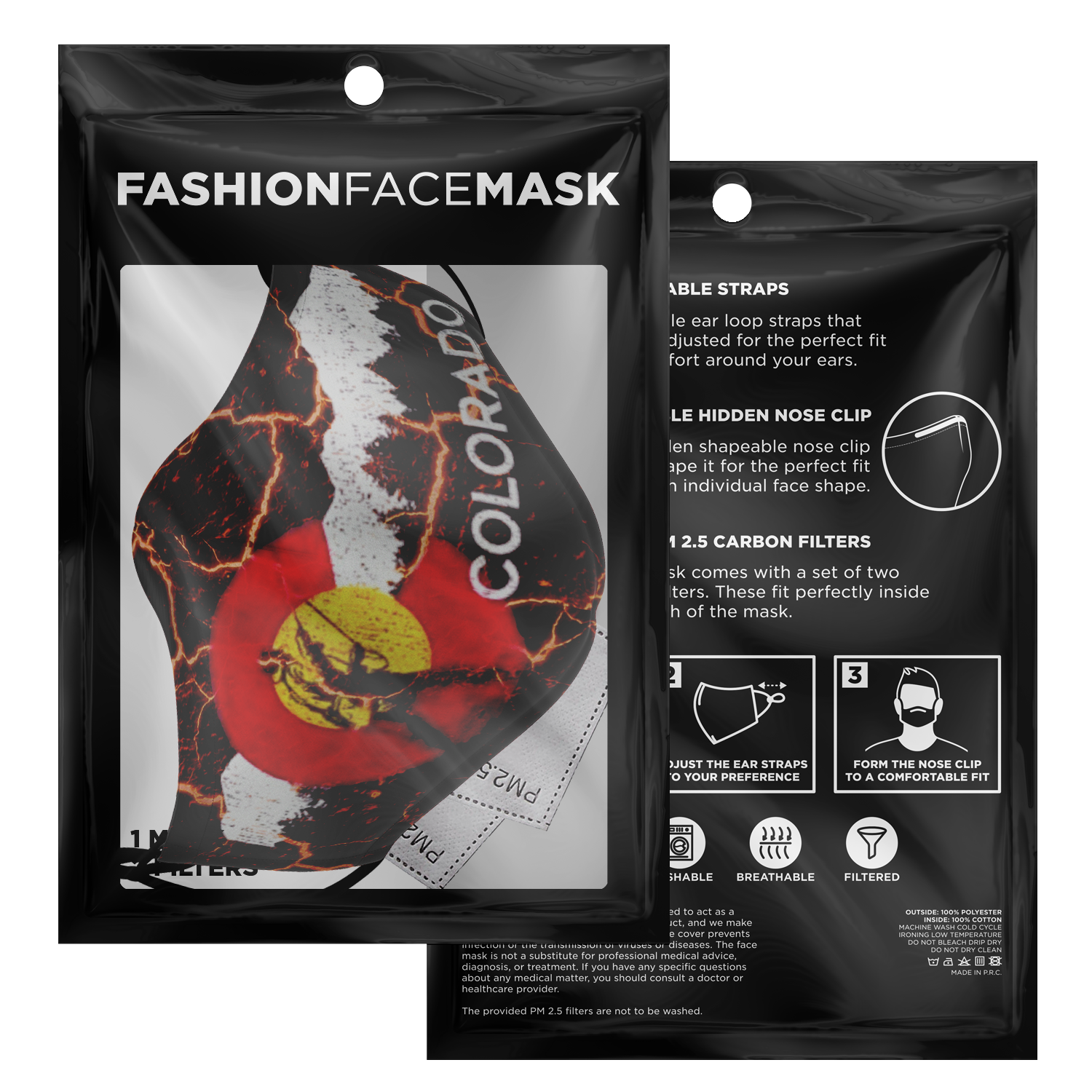 Underground Colorado Face Mask - Loyalty Vibes