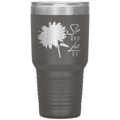 Sip And Let Go Tumbler Pewter - Loyalty Vibes