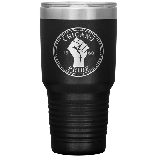 Chicano Pride Tumbler Black - Loyalty Vibes