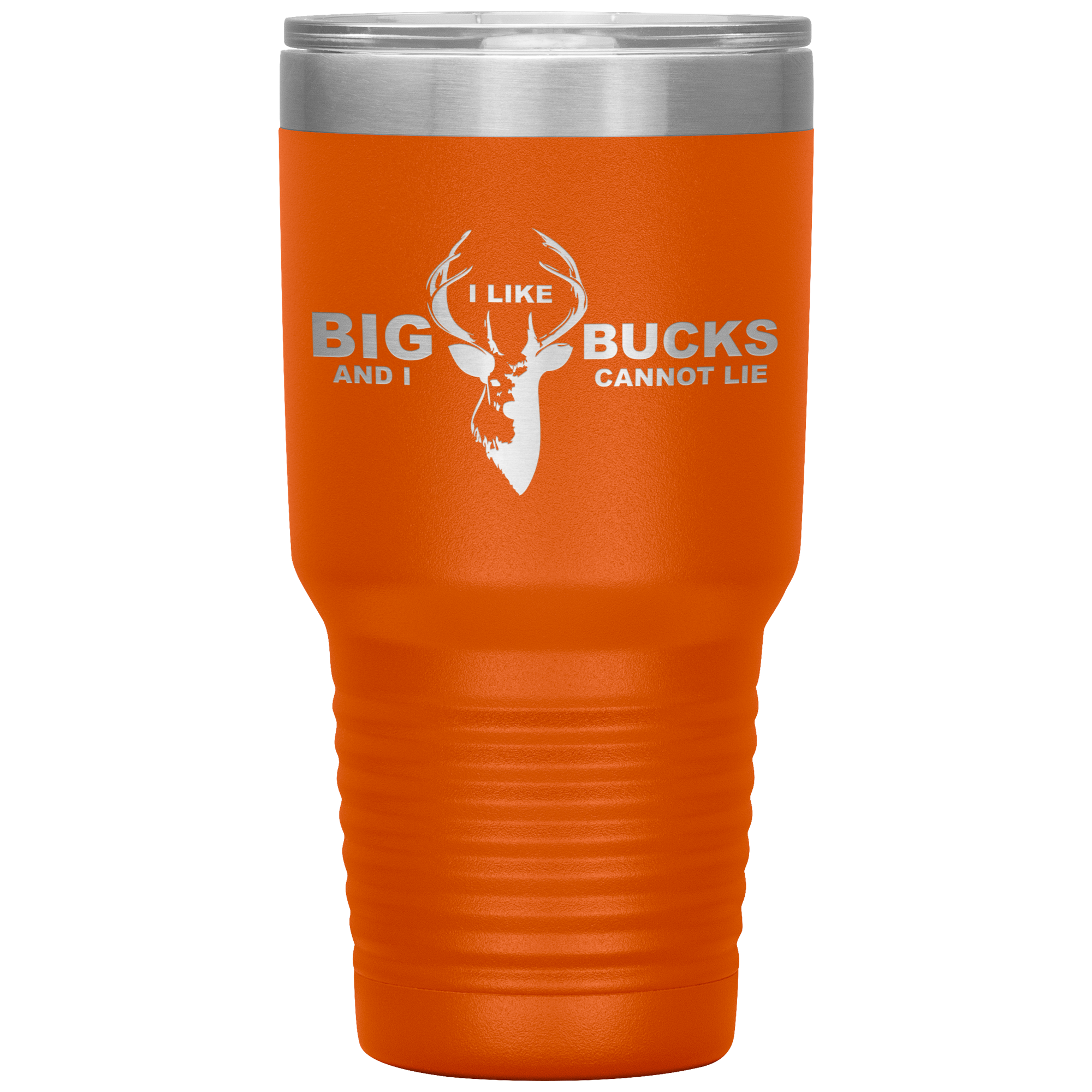 I Like Big Bucks And I Cannot Lie Tumbler Orange - Loyalty Vibes