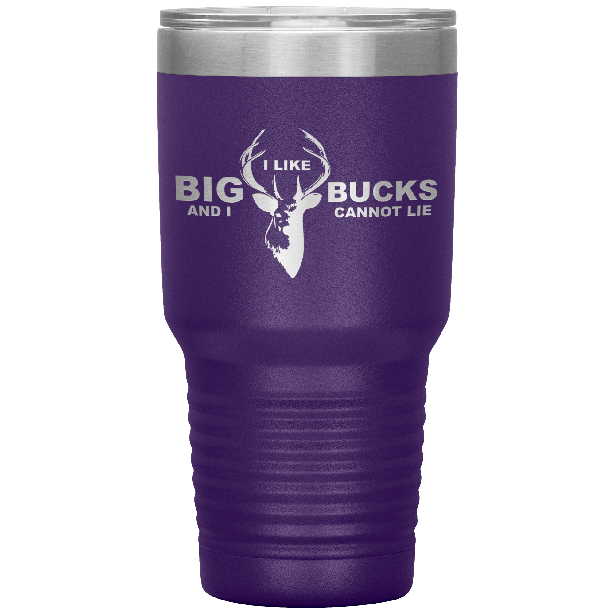 I Like Big Bucks And I Cannot Lie Tumbler Purple - Loyalty Vibes