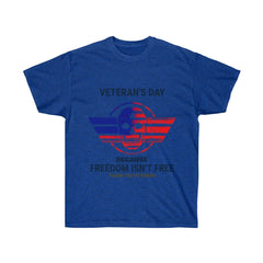 Freedom Skull Veteran's Day T-Shirt - Loyalty Vibes