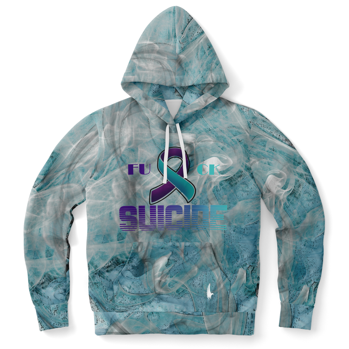 Fk Suicide Pullover Hoodie Blue - Loyalty Vibes