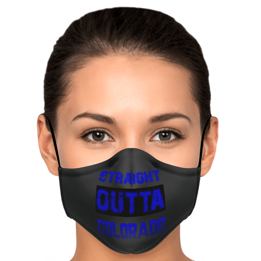 Straight Outta Colorado Face Mask - Loyalty Vibes