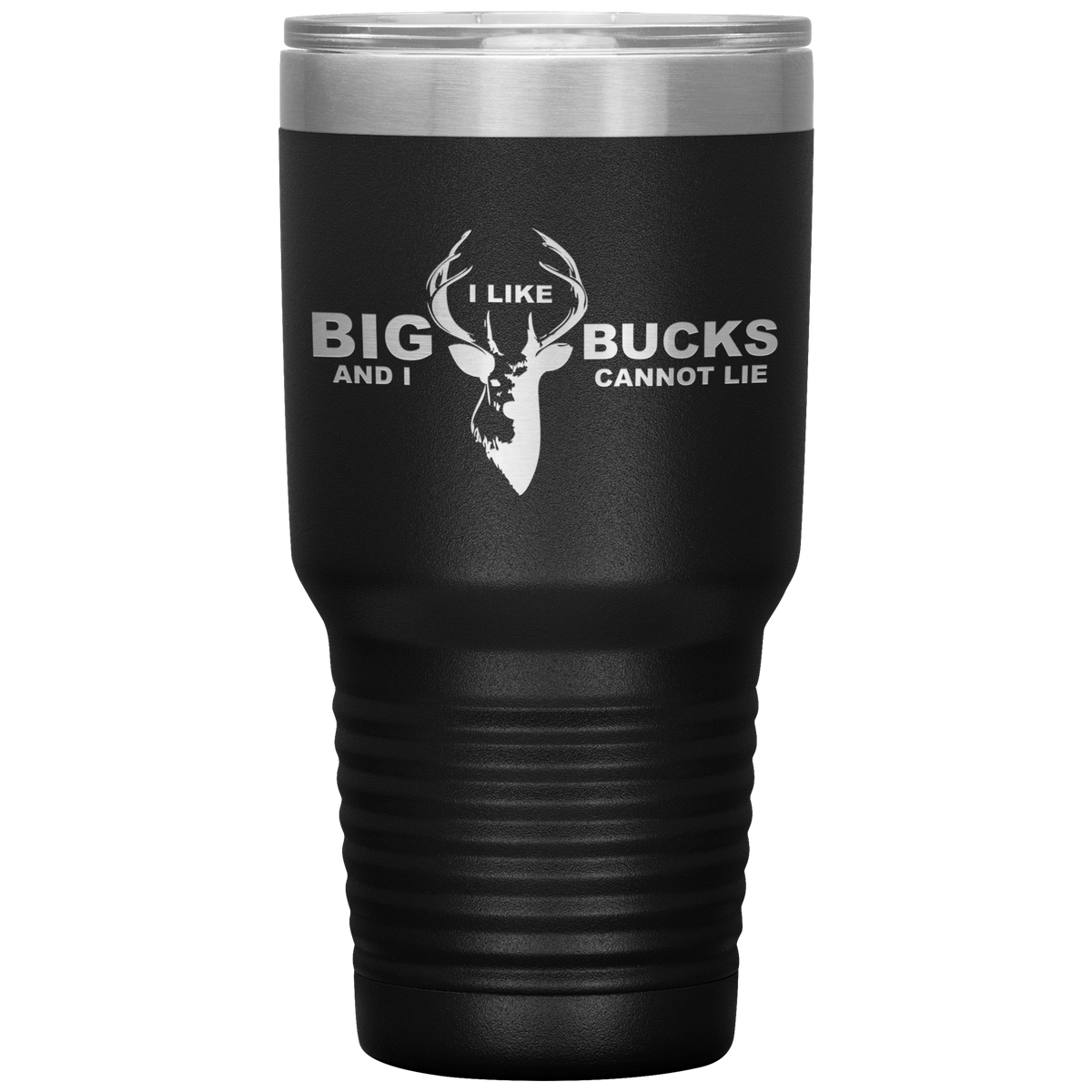 I Like Big Bucks And I Cannot Lie Tumbler Black - Loyalty Vibes