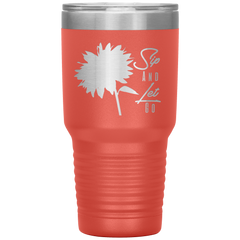 Sip And Let Go Tumbler Coral - Loyalty Vibes