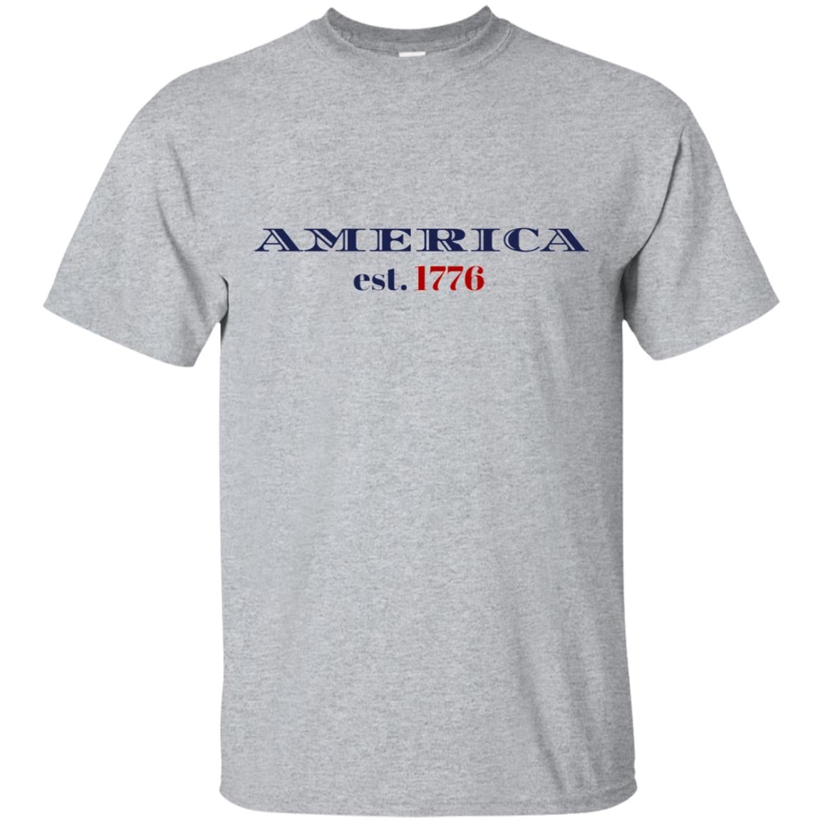 Original America 1776 T-Shirt Sport Grey - Loyalty Vibes