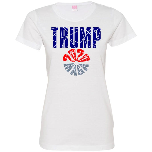 Trump 2020 MAGA Ladies' T-Shirt White - Loyalty Vibes