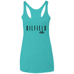 Oilfield Wife Tank Top Tahiti Blue - Loyalty Vibes