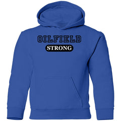Oilfield Strong Kids Pullover Hoodie Royal - Loyalty Vibes