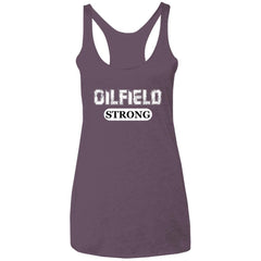 Oilfield Strong Tank Top Vintage Purple - Loyalty Vibes