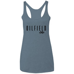 Oilfield Wife Tank Top Indigo - Loyalty Vibes