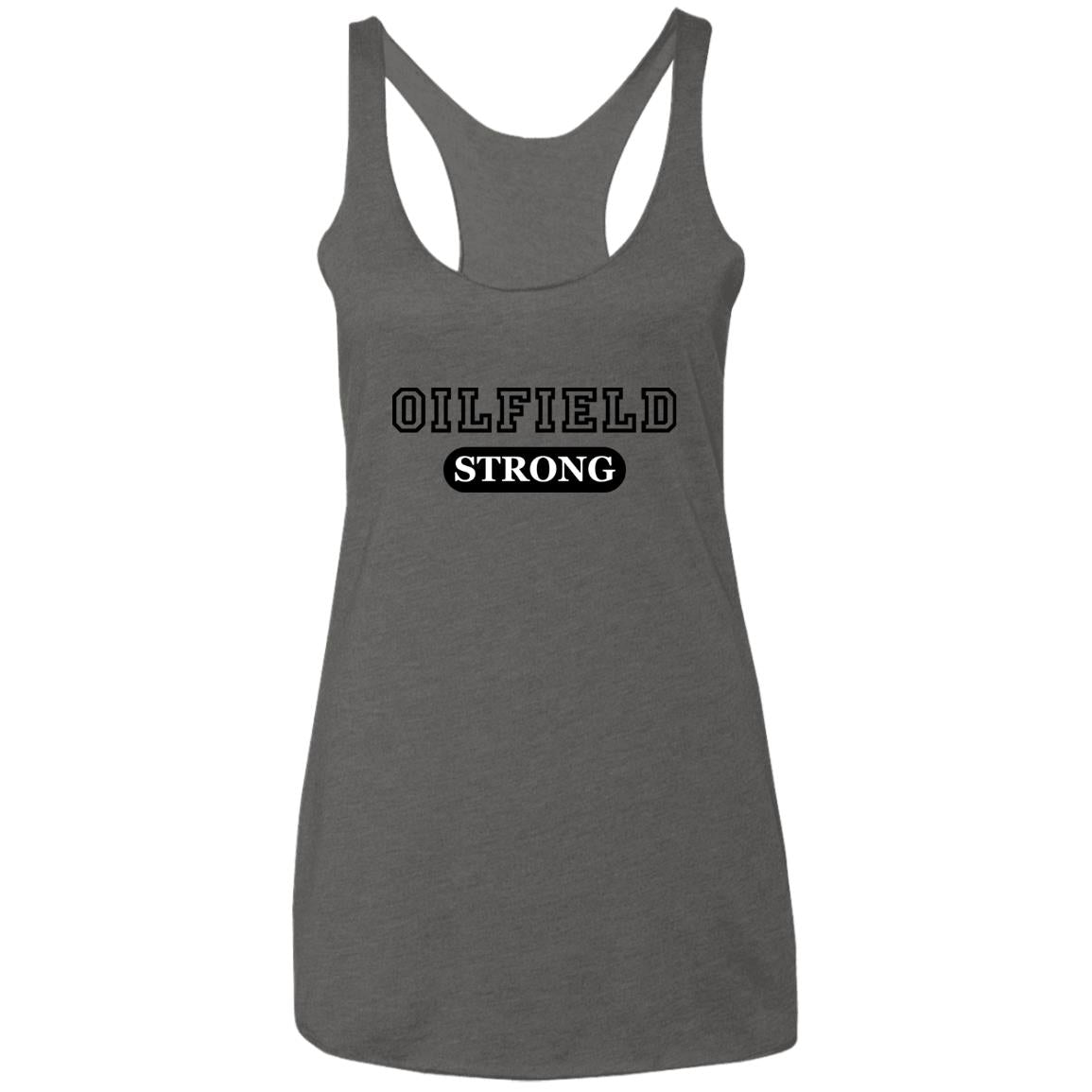 Oilfield Strong Women's Sport Tank Top Premium Heather - Loyalty Vibes