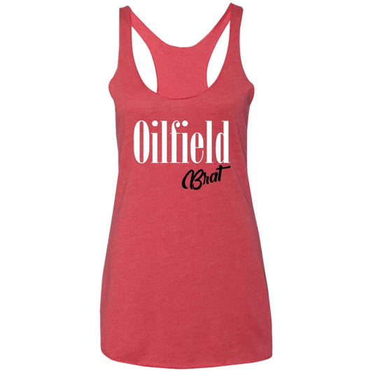 Oilfield Brat Tank Top Vintage Red - Loyalty Vibes