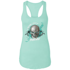 Atrix Skull Tank Top Mint - Loyalty Vibes