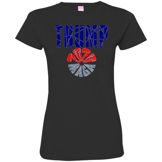 Trump 2020 MAGA Ladies' T-Shirt Black - Loyalty Vibes