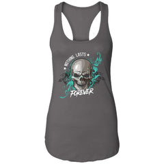 Atrix Skull Tank Top Dark Grey - Loyalty Vibes