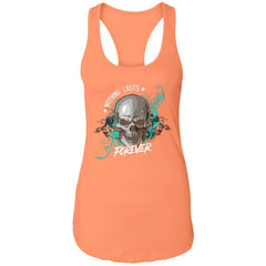 Atrix Skull Tank Top Light Orange - Loyalty Vibes