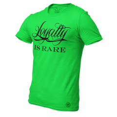 Loyalty Is Rare Men's Tee Green - Loyalty Vibes