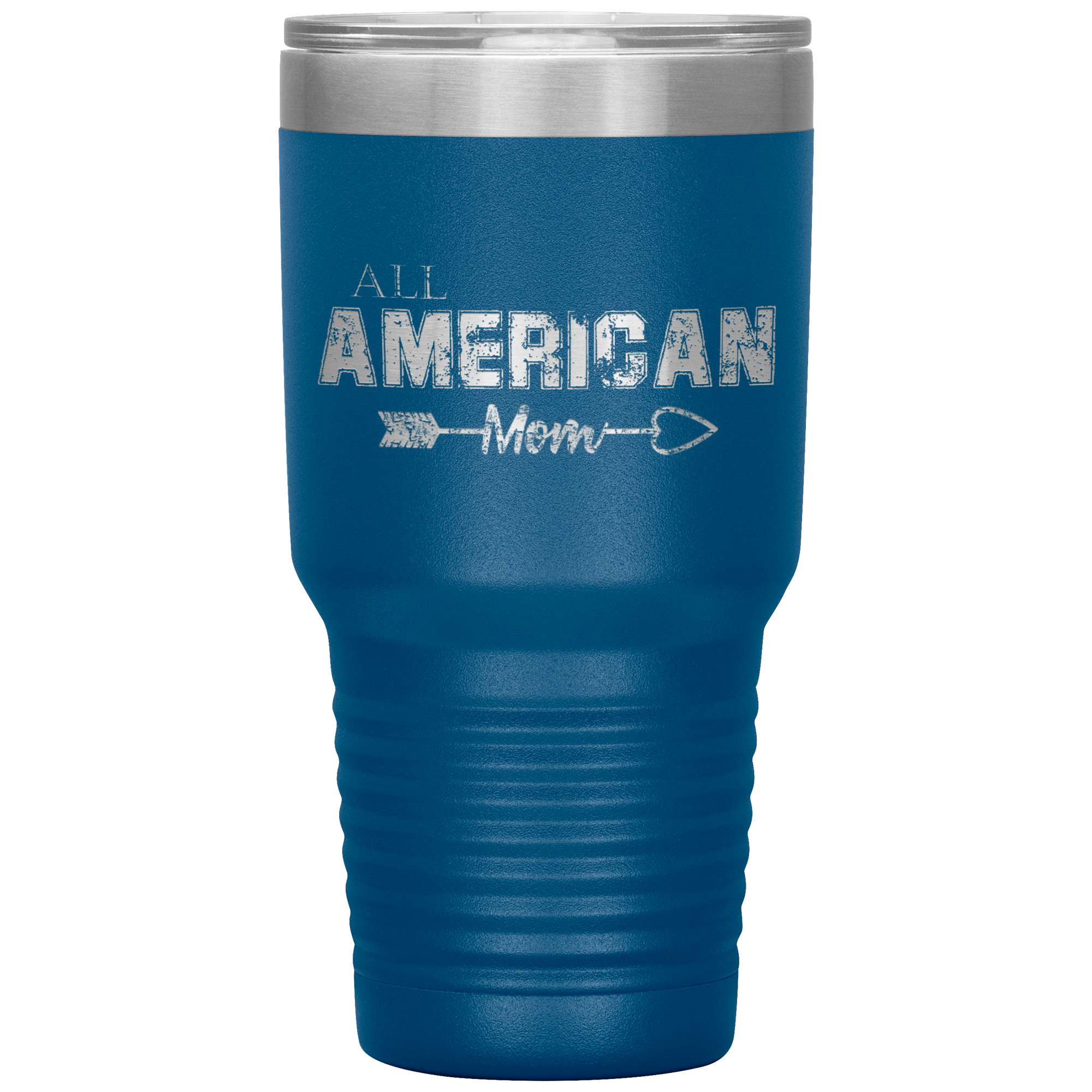 All American Mom Tumbler Blue - Loyalty Vibes