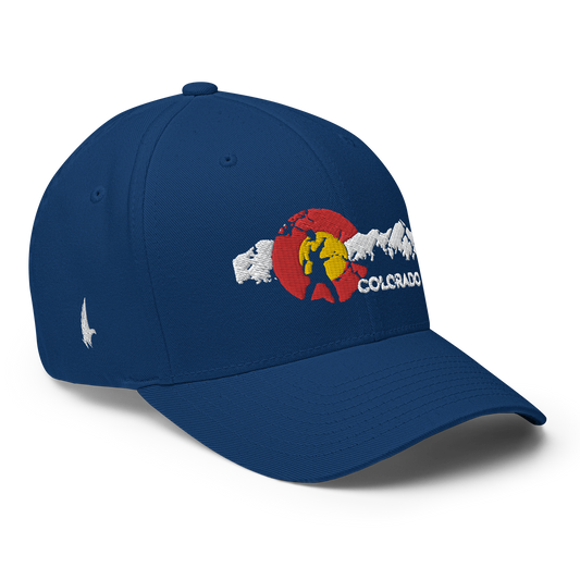 Adventures Of Colorado Fitted Hat Blue - Loyalty Vibes
