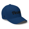 America Strong Trump Flexfit Hat Blue Black - Loyalty Vibes