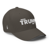 America Strong Trump Flexfit Hat Charcoal Grey - Loyalty Vibes