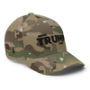 America Strong Trump Flexfit Hat Camo Black - Loyalty Vibes