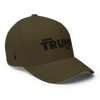 America Strong Trump Flexfit Hat Military Green Black - Loyalty Vibes