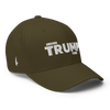 America Strong Trump Flexfit Hat Military Green - Loyalty Vibes