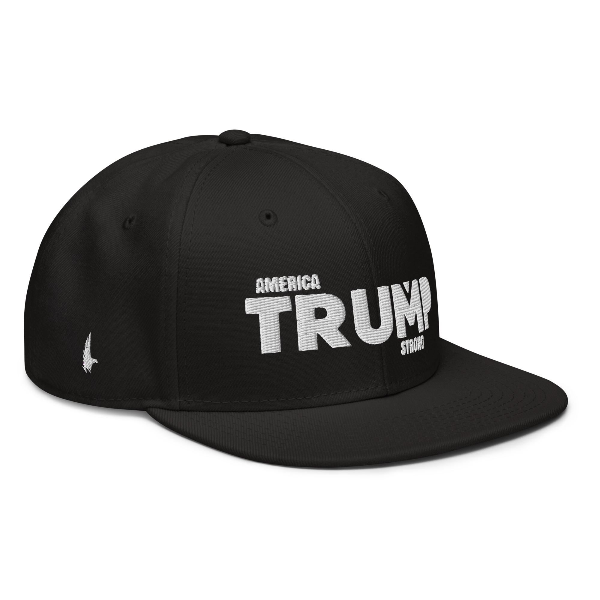Loyalty Vibes America Trump Strong Snapback Hat Black One size - Loyalty Vibes