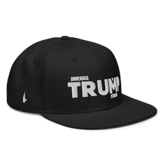 Loyalty Vibes America Trump Strong Snapback Hat Black One size - Loyalty Vibes