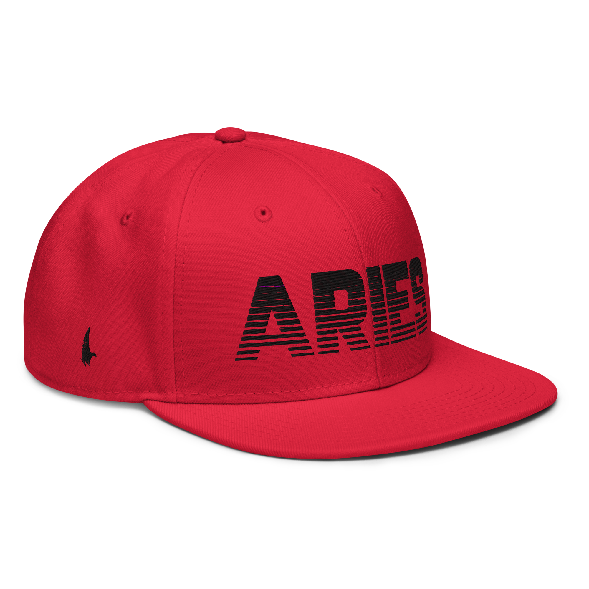 Aries Snapback Hat Red Black - Loyalty Vibes