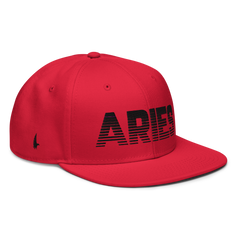 Aries Snapback Hat Red Black - Loyalty Vibes