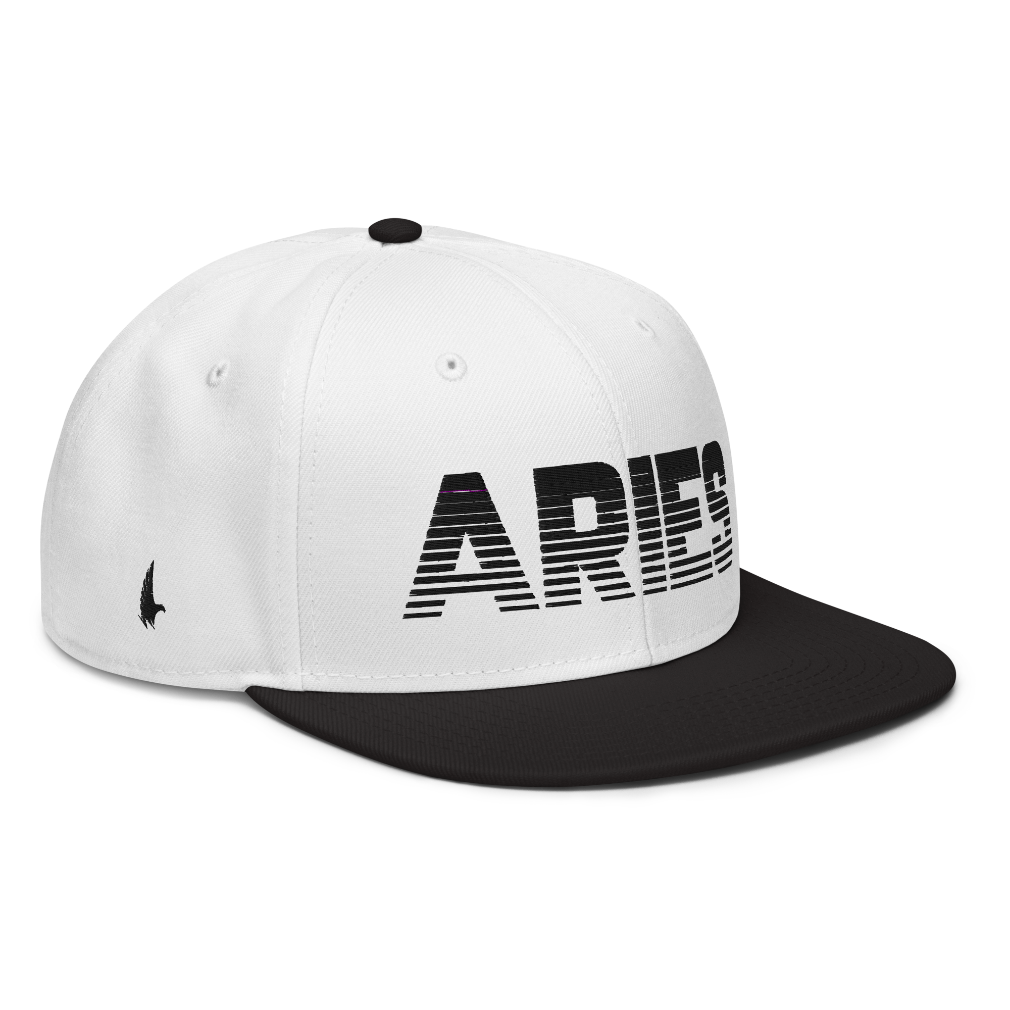 Aries Snapback Hat White Black Black - Loyalty Vibes