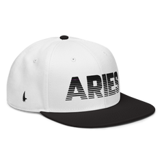 Aries Snapback Hat White Black Black - Loyalty Vibes