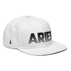 Aries Snapback Hat White Black - Loyalty Vibes