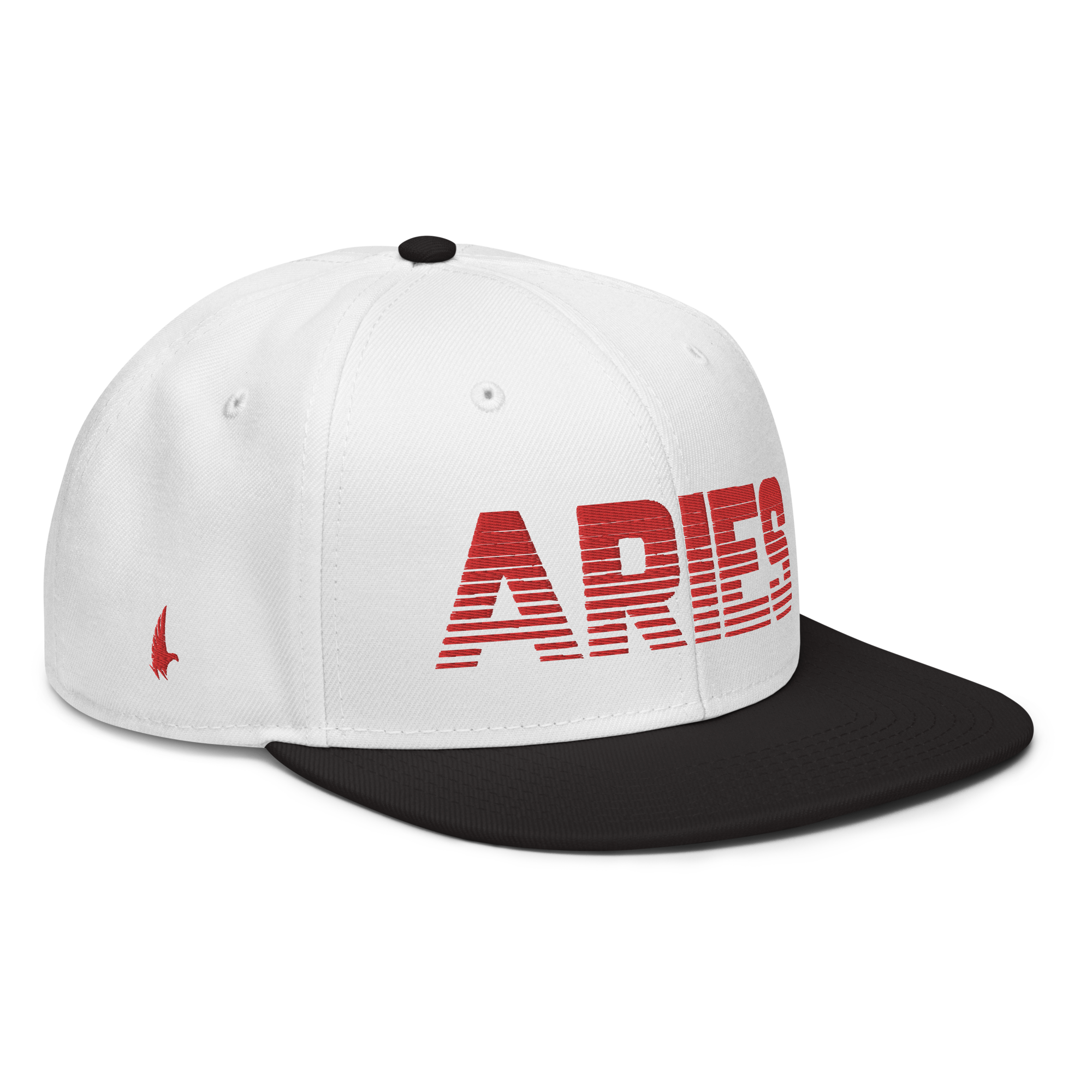 Aries Snapback Hat White Red Black - Loyalty Vibes