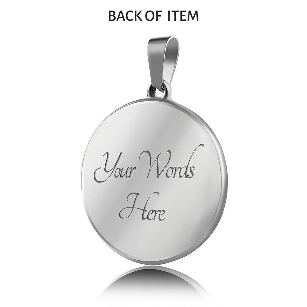 Mom In Heaven Memorial Necklace - Loyalty Vibes