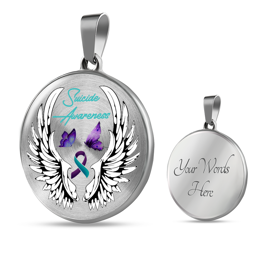 Survivor Of Suicide Necklace Silver No - Loyalty Vibes