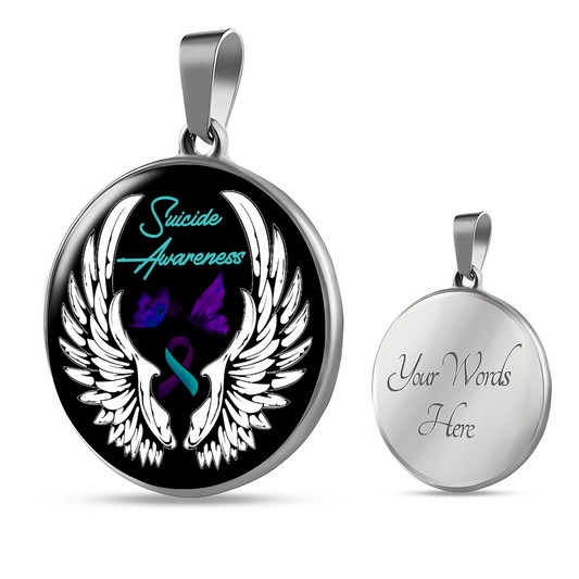 Suicide Survivor Necklace Silver No - Loyalty Vibes