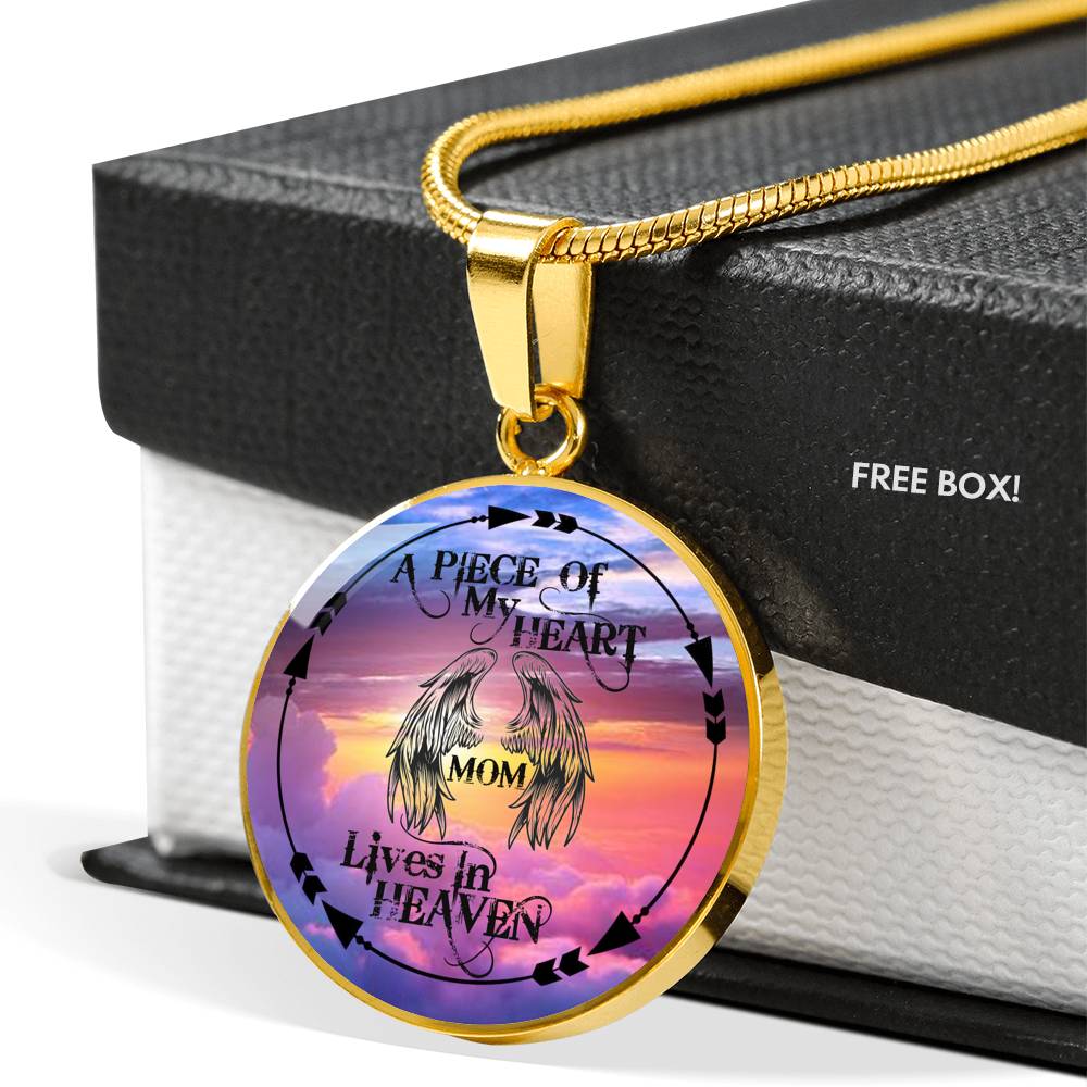 Mom In Heaven Memorial Necklace - Loyalty Vibes