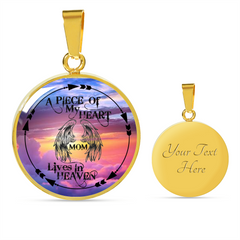 Mom In Heaven Memorial Necklace Luxury Necklace (Gold) - Loyalty Vibes