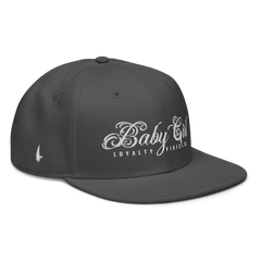 Baby Girl Snapback Hat Charcoal Grey OS - Loyalty Vibes