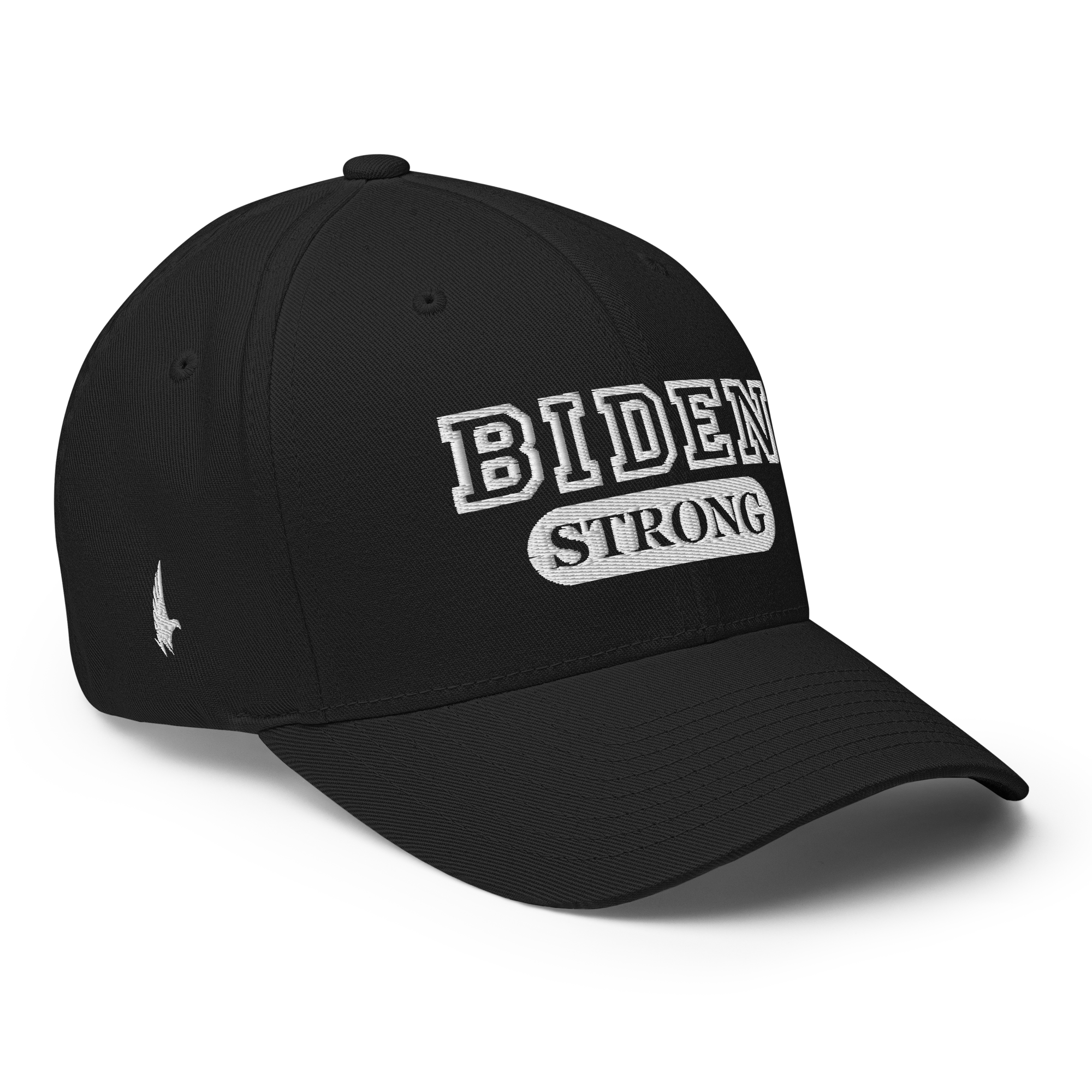 Biden Strong Fitted Hat Black Fitted - Loyalty Vibes