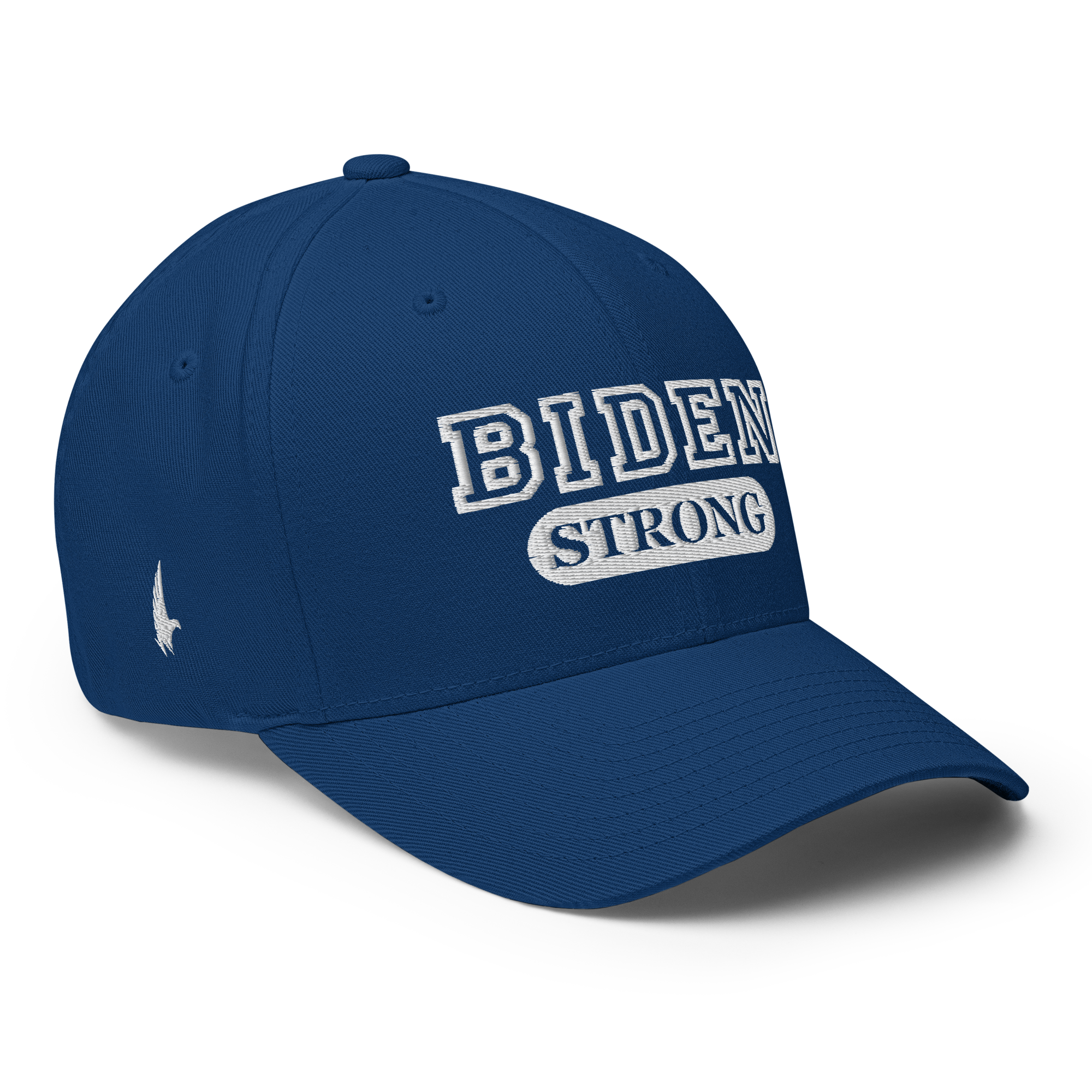 Biden Strong Fitted Hat Blue Fitted - Loyalty Vibes